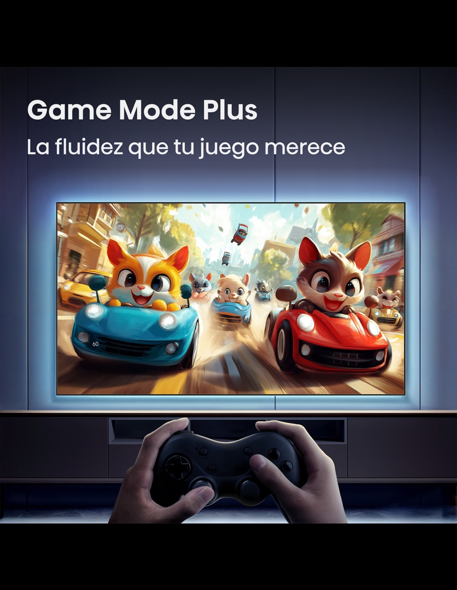 Pantalla smart tv qled de 55 pulgadas 4k/uhd 55qd6sfm con fire os con ai smooth motion 11